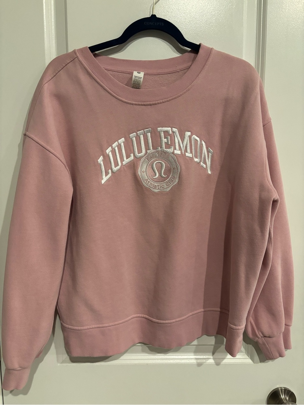 lululemon athletica Pink Crewneck Sweatshirt